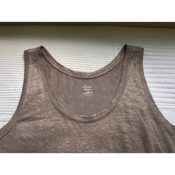 Loft linen shimmer tank - Picture 4 of 5